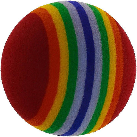 Rainbow Striped Practice Ball - Arcade Sports