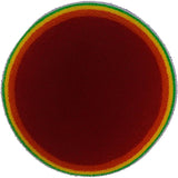 Rainbow Striped Practice Ball - Arcade Sports