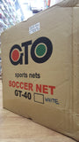 Official Soccer Goalpost Net GTO-40,  White - - Arcade Sports