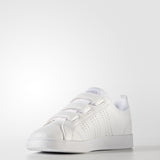Adidas VS Advantage Clean K Velcro White Shoes - Arcade Sports