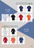 122 Unisex Short Sleeve Button Top - - Arcade Sports