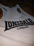 LONSDALE Y-back Muscle Fit Gym Tank Top Vest/Singlet - Arcade Sports
