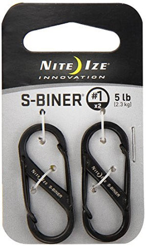 Nite Ize - S-BINER #1X2, 5LB (2.3KG). + - Arcade Sports