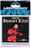 Lightweight Power Reflectors - Stick on Bright Kids+++